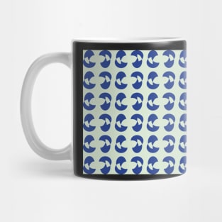 Blue &amp; Green // Abstract Mug